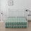 Jupe de lit double vert sauge, hauteur 45,7 cm (18 pouces). 4