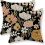 Capas de almofada florais boho, 50x50cm, linho, conjunto de 2 1