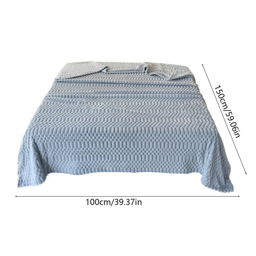 Coperta grigia soffice per divano, 50x60 pollici 2