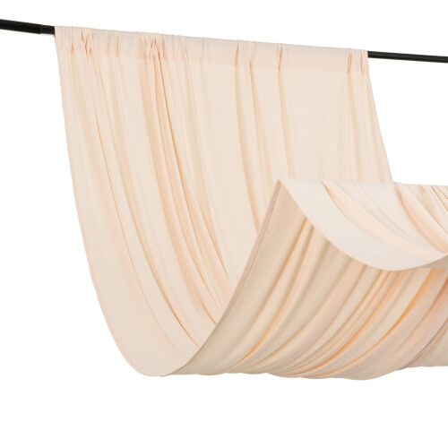 BalsaCircle 5x10 πόδια Blush 4-Way Stretch Spandex διαχωριστικό κουρτίνας φόντου για διακόσμηση 2
