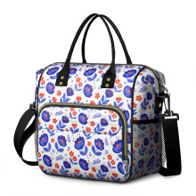 Boîte à lunch isotherme étanche Pioneer Flower à motif floral pour femmes – Travail, plage, voyage, pique-nique, camping