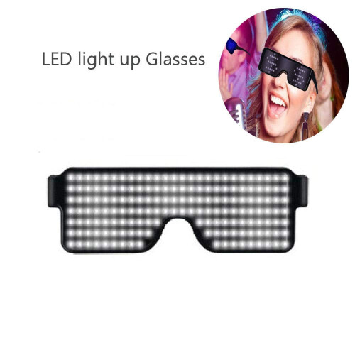 Γυαλιά LED, Φωτιζόμενα γυαλιά, γυαλιά ηλίου LED για πάρτι, γυαλιά ηλίου με λάμψη για 1