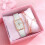 Μόδα Ροζ Χρυσά Βραχιόλια Ρολόγια με Δερμάτινο Λουρί, Casual Ρολόγια για Γυναίκες, 3