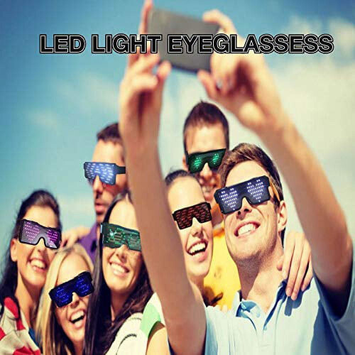 Γυαλιά LED, Φωτιζόμενα γυαλιά, γυαλιά ηλίου LED για πάρτι, γυαλιά ηλίου με λάμψη για 2
