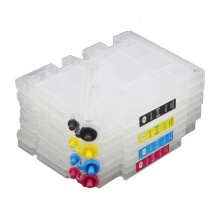 4 lege navulbare GC-31 inktcartridges voor Ricoh GXE2600, GXE3300, GXE3300N en GXE335