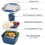 Salad container Japanese style double layer blue 1 piece 4
