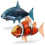 Requin volant télécommandé, jouet gonflable en forme de poisson-clown, cadeau 3