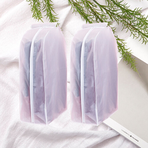 2 fundas protectoras transparentes para trajes, 60*30*90 cm. 2