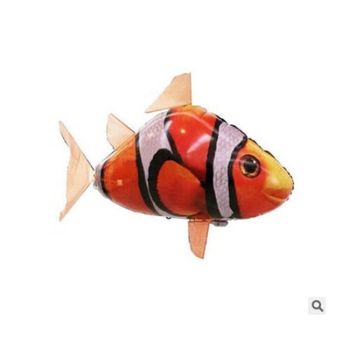 Requin volant télécommandé, jouet gonflable en forme de poisson-clown, cadeau