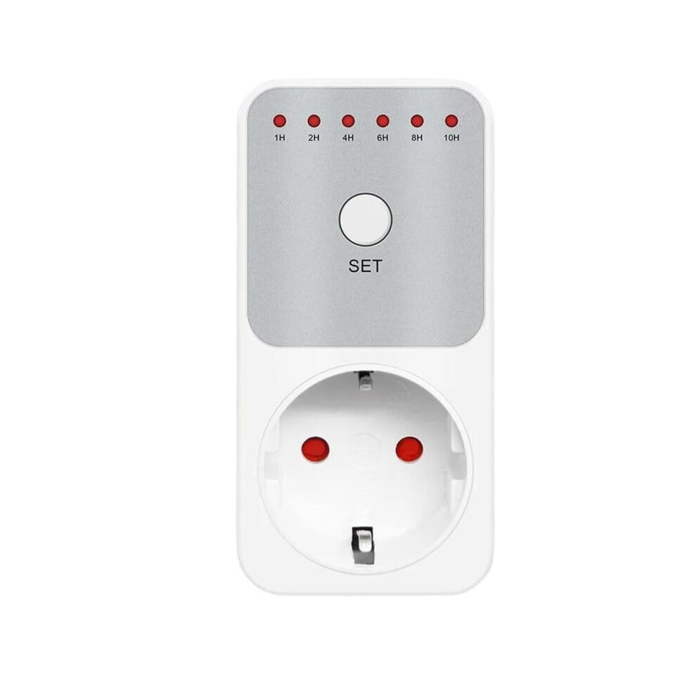 Electronic Timer Plug With Led Countdown Display, 16A Programmable Outlet For Kitchen Appliances 9771547173861