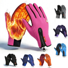Thermohandschuhe, wasserdicht, winddicht, fleecegefüttert