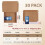 30Pack13x10x2Shipping Box, Λευκό κυματοειδές χαρτόνι Mailer Box για συσκευασία, αλληλογραφία, 2
