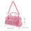 Bolsa de balé infantil rosa, ideal para dança. 2