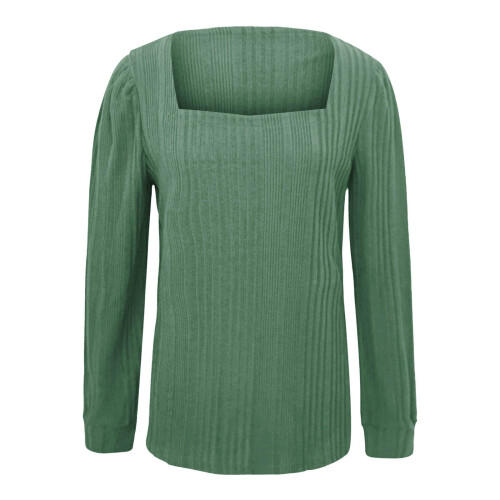 Lenago Herbstpullover für Damen in Übergrößen, modische Langarm-Pullover in Unifarben 2