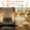 4 τεμάχια E27 Ρετρό Λάμπα LED Edison με Νήμα, Λάμπα AC220V, ST64 Γυάλινη Λάμπα, Vintage Κερί 4