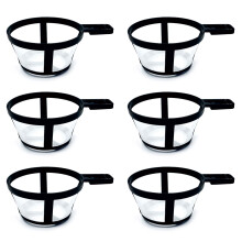 6Pcs Reusable Nylon Coffee Filters Permanent Basket for Coffee