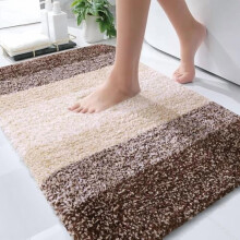 Kúpeľňové predložky Mat34x21, Mäkké savé mikrovláknové kúpeľňové predložky s gumovou podložkou, rýchloschnúce a prateľné v
