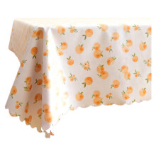 Vintage Floral PVC Waterproof Tablecloth, Oilproof Plastic Cover for Kitchen/Dining Table, Lace Pattern, Easy Wipe Clean