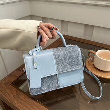 Colorblock mini crossbodytas, handtas met verstelbare riem voor dames, schoudertas voor dames