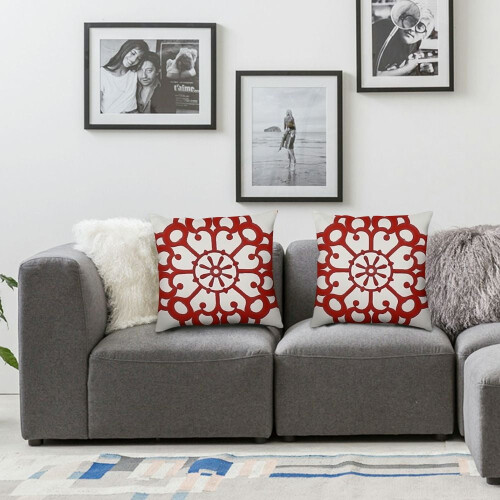 Ensemble de 2 housses de coussin courtes en peluche – 30 x 30 cm 1