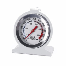 Termômetros para forno elétrico, forno de aço inoxidável de alta temperatura, base para forno de churrasco, ponteiro de forno 50-300