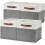 4-pak foldbare stofopbevaringsterninger 28x28x28 cm 1
