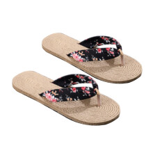 Women Shoes Summer Floral Flip Flops Beach Sandals Anti-slip Thongs Slippers