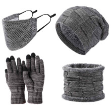 Luźna czapka beanie z podszewką z polaru dla mężczyzn i kobiet