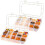 Snackle Box with 15 Adjustable Compartments, 2-Pack 1