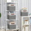 4-pak foldbare stofopbevaringsterninger 28x28x28 cm 5