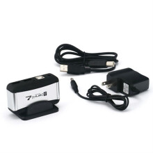 Verticale 7-poorts USB 2.0-hub met standaard, uitbreidingssplitter van aluminiumlegering voor laptop- en desktopaansluitingen