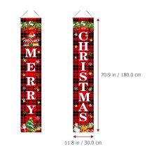 Couplets de porte de Noël en polyester 180 x 30 cm