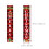 Couplets de porte de Noël en polyester 180 x 30 cm 1