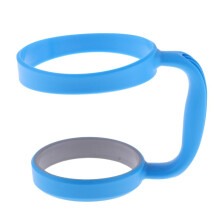 Gobelet isotherme en acier inoxydable bleu à double poignée de 30 onces