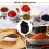 24 Black Square Plastic Sauce Bowls 5