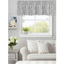 Cuirtín Valance Duilleog Bláthanna Seanré60x18 orlach