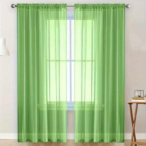Skira gardiner2 paneler ljusfiltrerande polyester