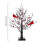 Vintage LED Cardinal Tree Lamp 21" with Berries 3