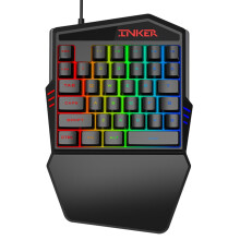 35-Key Gaming Keyboard Black Wired Mechanical Keyboard for PC and Office Use