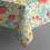 Toalha de mesa retangular floral em poliéster, 152 x 259 cm (60 x 102 polegadas) 4