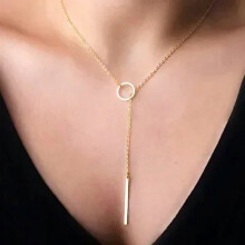 Colar feminino de prata esterlina 925 com três camadas e design redondo, corrente simples em formato de cobra com pingente de bolinhas, ideal para