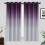 Tende oscuranti sfumate viola 52" x 84" (2 pannelli) 1