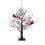 Vintage LED Cardinal Tree Lamp 21" with Berries 2