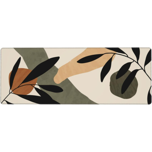 Mouse Pad Boho XL 30 x 80 cm – Acessórios de mesa estéticos, compatível com todos os mouses 1