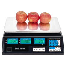 Balance commerciale de calcul de prix 88 lb/40 kg pour commerces de détail, cuisines, restaurants, marchés, agriculteurs, produits alimentaires,