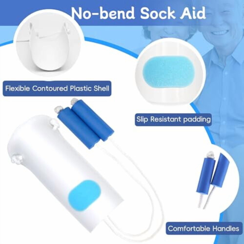 Sock Aid με λαβές από αφρώδες υλικό – Βοηθητικό κάλυμμα για εύκολη εφαρμογή/αφαίρεση 1