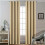 Cortinas térmicas blackout 52x84 polegadas, pacote com 2 2