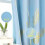 Cortinas Blackout Azul Celeste 52x84 polegadas, Poliéster 3
