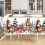 Julduk Polyester Festlig Snögubbedesign 4