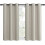 Cortinas Blackout com Ilhós Prateados 34x60 polegadas 2
